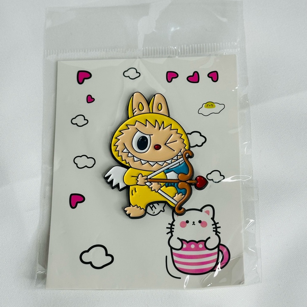 Labubu The Monsters Pin in Yellow - Picture 5 of 6